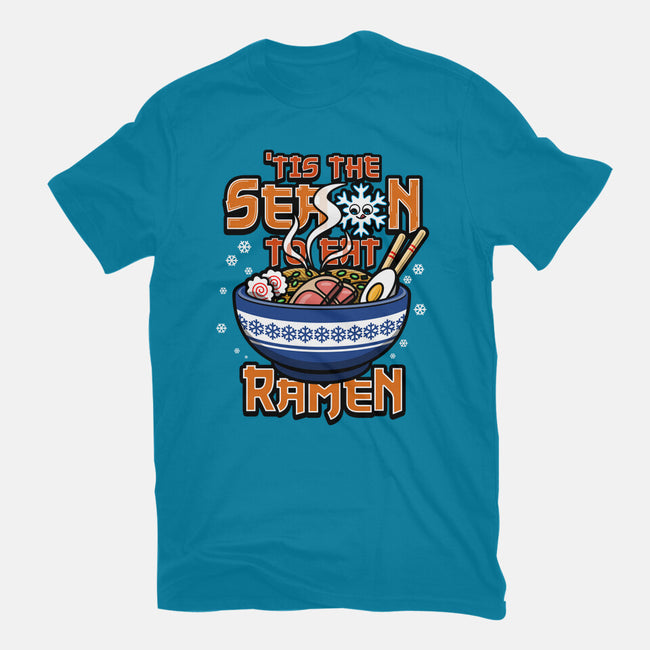 Tis The Season To Eat Ramen-Unisex-Basic-Tee-Boggs Nicolas