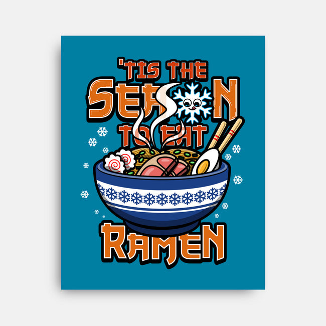 Tis The Season To Eat Ramen-None-Stretched-Canvas-Boggs Nicolas