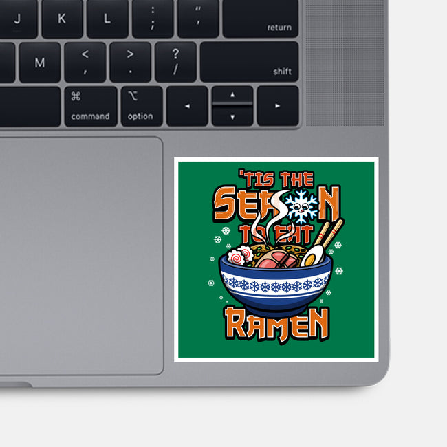 Tis The Season To Eat Ramen-None-Glossy-Sticker-Boggs Nicolas