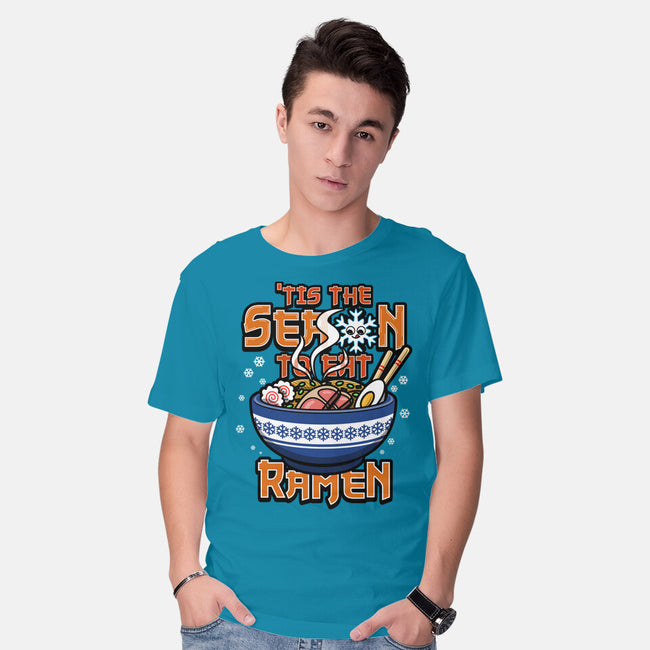 Tis The Season To Eat Ramen-Mens-Basic-Tee-Boggs Nicolas