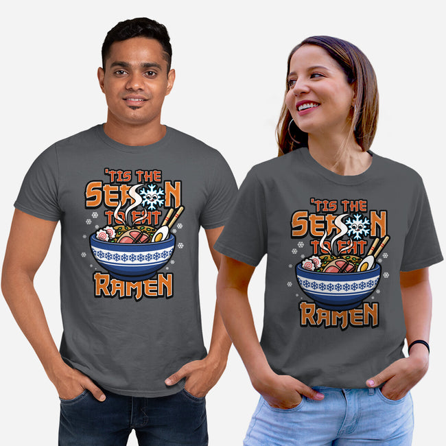 Tis The Season To Eat Ramen-Unisex-Basic-Tee-Boggs Nicolas