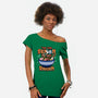 Tis The Season To Eat Ramen-Womens-Off Shoulder-Tee-Boggs Nicolas