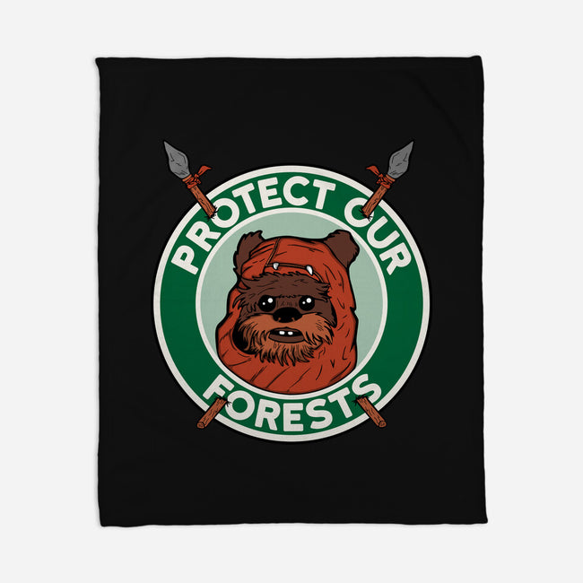 Protect Our Forests-None-Fleece-Blanket-Melonseta