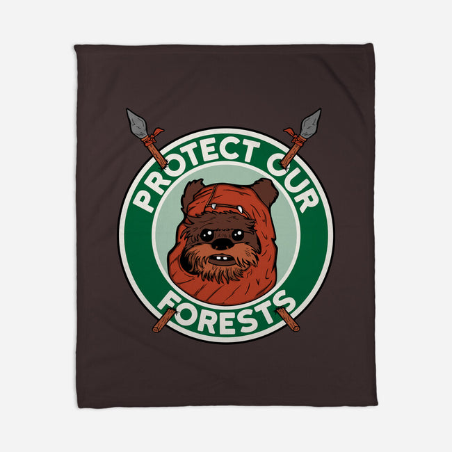 Protect Our Forests-None-Fleece-Blanket-Melonseta