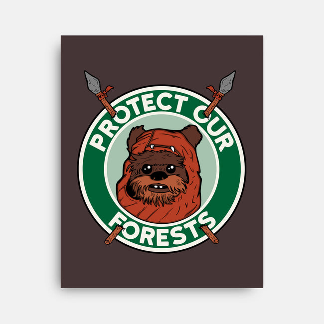 Protect Our Forests-None-Stretched-Canvas-Melonseta