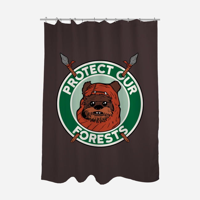 Protect Our Forests-None-Polyester-Shower Curtain-Melonseta