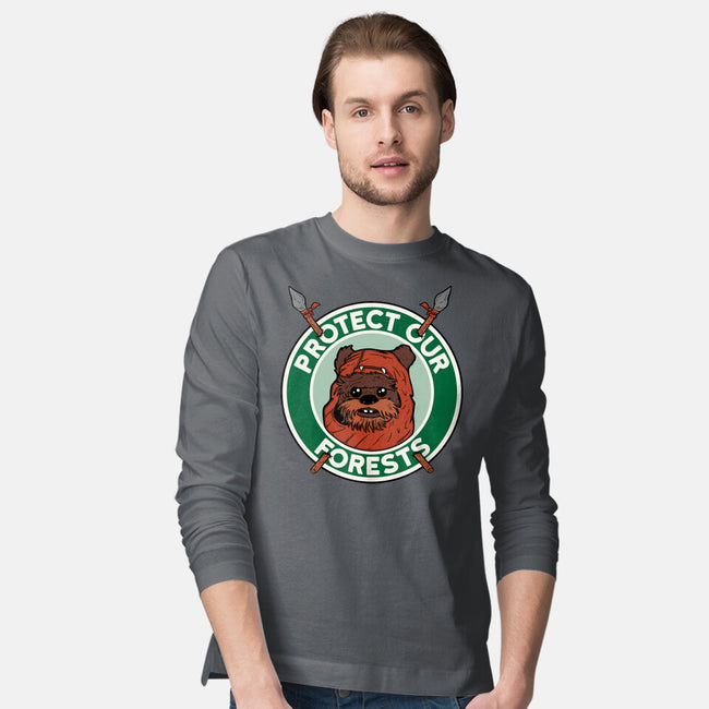 Protect Our Forests-Mens-Long Sleeved-Tee-Melonseta