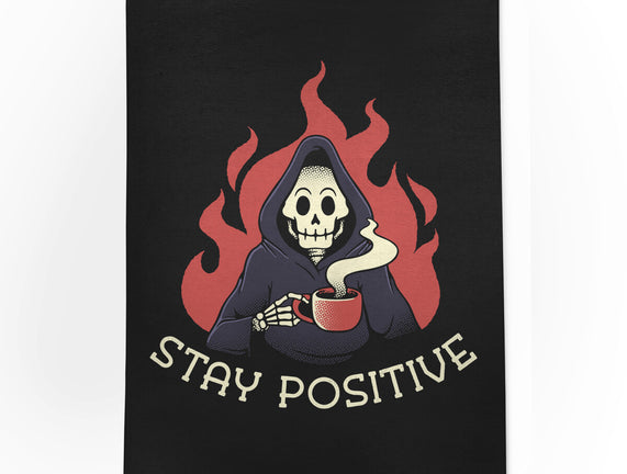 Death Drinking Coffee