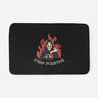 Death Drinking Coffee-None-Memory Foam-Bath Mat-tobefonseca