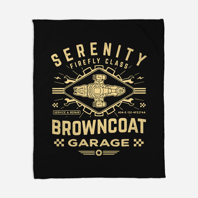 Browncoat Garage-None-Fleece-Blanket-Logozaste