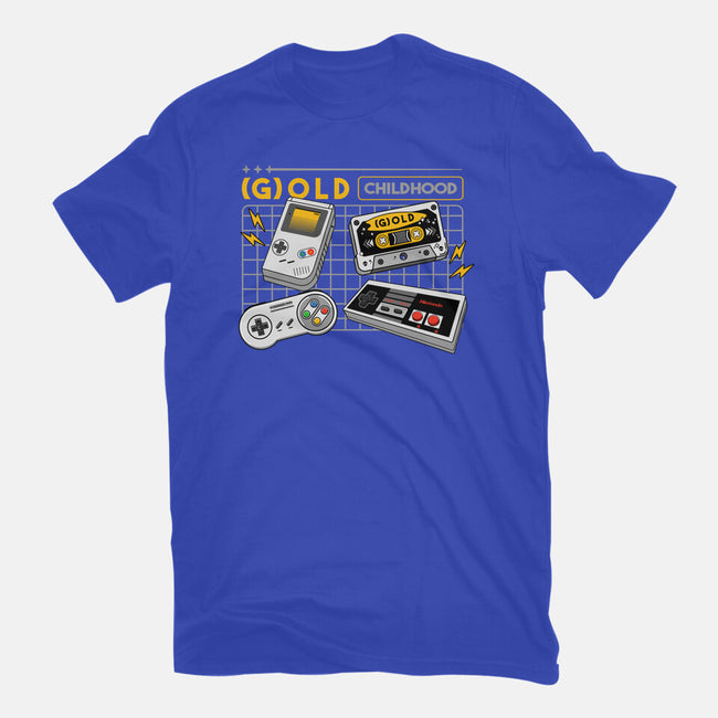 Gold Childhood-Unisex-Basic-Tee-spoilerinc