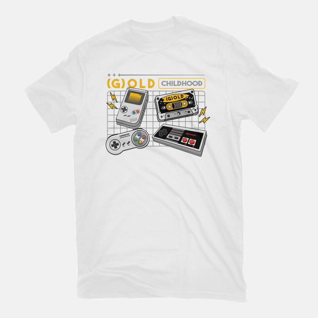 Gold Childhood-Unisex-Basic-Tee-spoilerinc