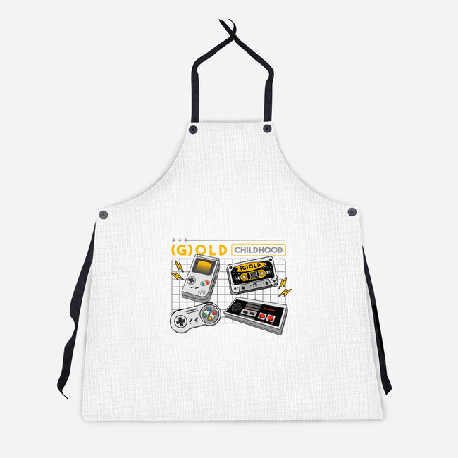 Gold Childhood-Unisex-Kitchen-Apron-spoilerinc