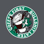 Coffee First BS Later-None-Glossy-Sticker-Coppernix