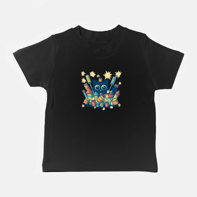 Explosive Kitty-Baby-Basic-Tee-erion_designs