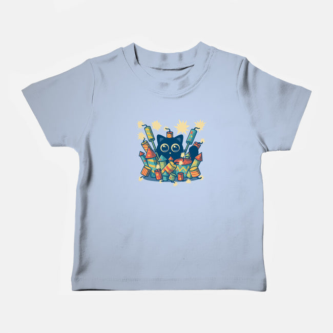 Explosive Kitty-Baby-Basic-Tee-erion_designs