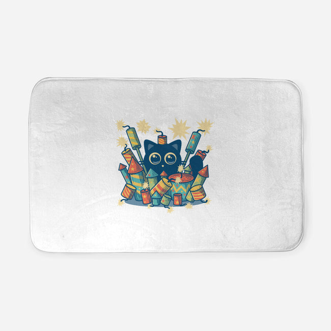 Explosive Kitty-None-Memory Foam-Bath Mat-erion_designs