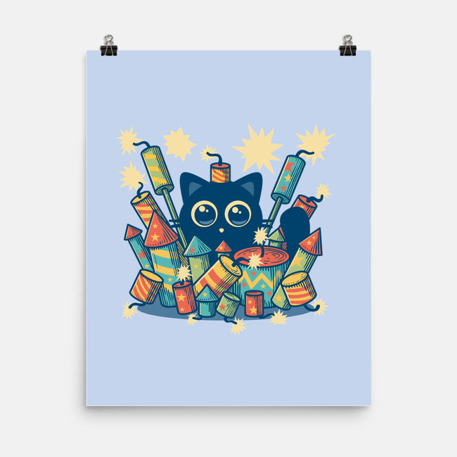 Explosive Kitty-None-Matte-Poster-erion_designs