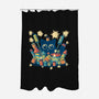 Explosive Kitty-None-Polyester-Shower Curtain-erion_designs