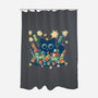 Explosive Kitty-None-Polyester-Shower Curtain-erion_designs