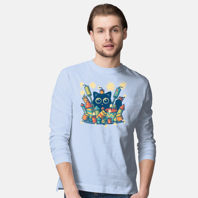 Explosive Kitty-Mens-Long Sleeved-Tee-erion_designs