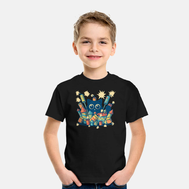 Explosive Kitty-Youth-Basic-Tee-erion_designs