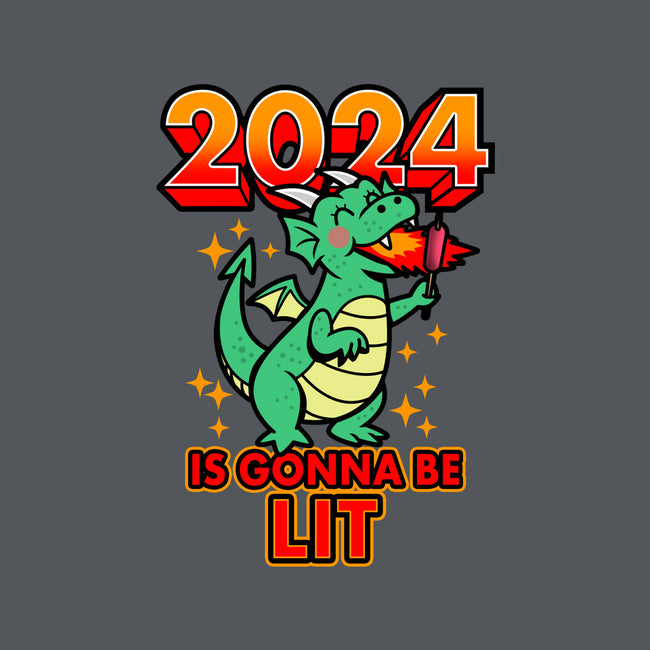 2024 Is Gonna Be Lit-Unisex-Basic-Tee-Boggs Nicolas