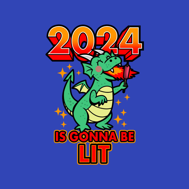 2024 Is Gonna Be Lit-Baby-Basic-Tee-Boggs Nicolas