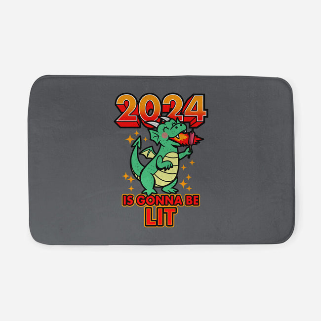 2024 Is Gonna Be Lit-None-Memory Foam-Bath Mat-Boggs Nicolas