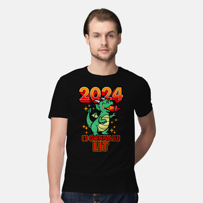 2024 Is Gonna Be Lit-Mens-Premium-Tee-Boggs Nicolas