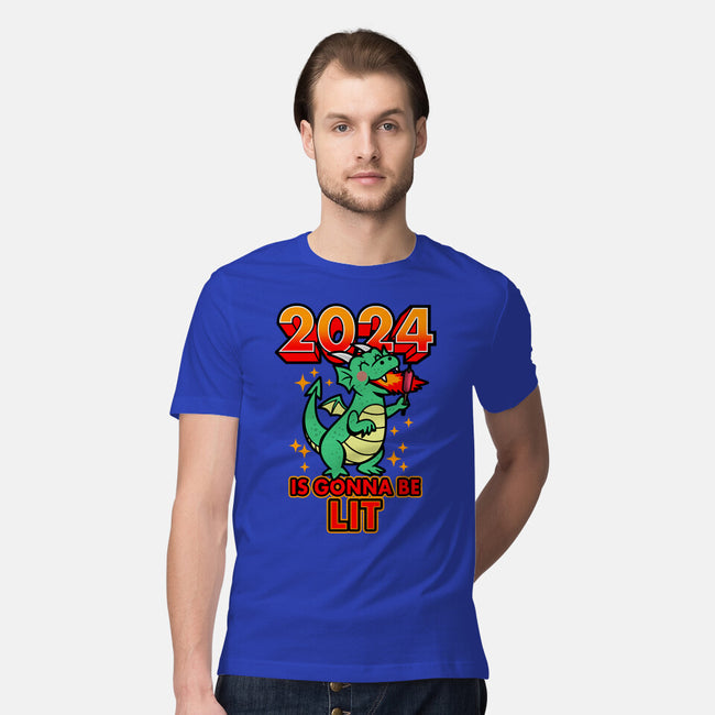 2024 Is Gonna Be Lit-Mens-Premium-Tee-Boggs Nicolas