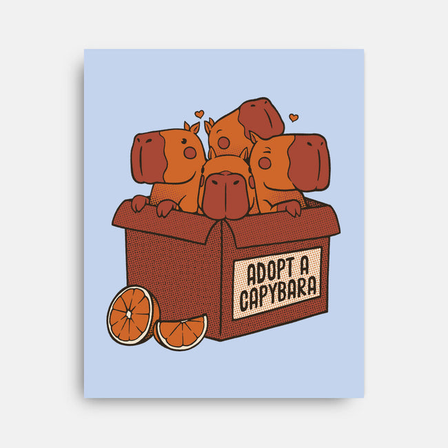 Adopt A Capybara-None-Stretched-Canvas-tobefonseca