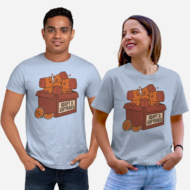 Adopt A Capybara-Unisex-Basic-Tee-tobefonseca