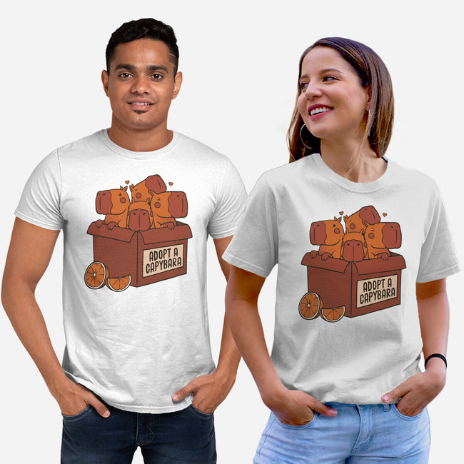 Adopt A Capybara-Unisex-Basic-Tee-tobefonseca