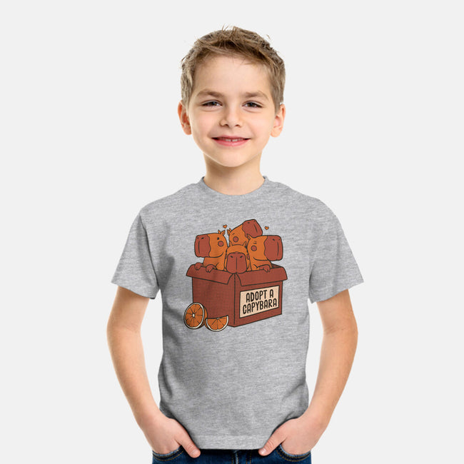 Adopt A Capybara-Youth-Basic-Tee-tobefonseca