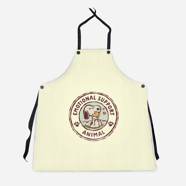 Emotional Support Woodstock-Unisex-Kitchen-Apron-kg07