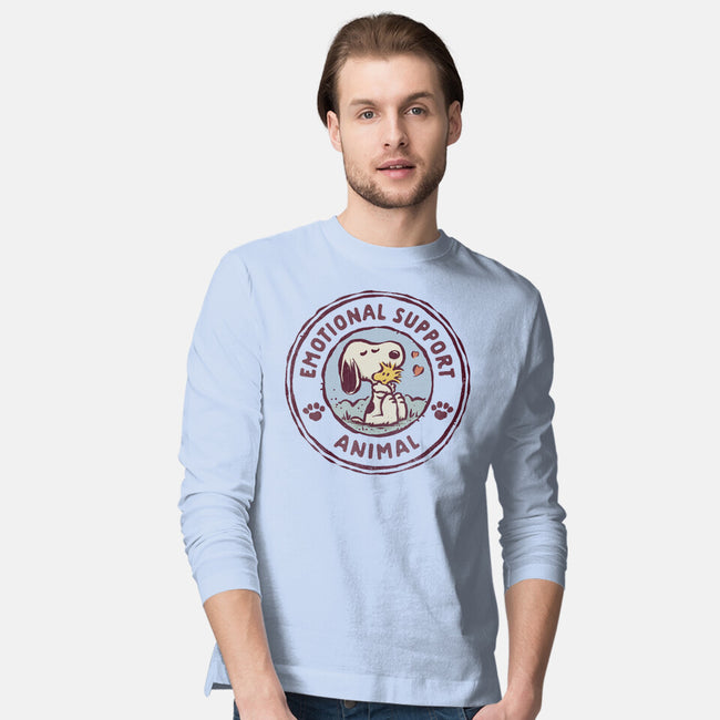 Emotional Support Woodstock-Mens-Long Sleeved-Tee-kg07