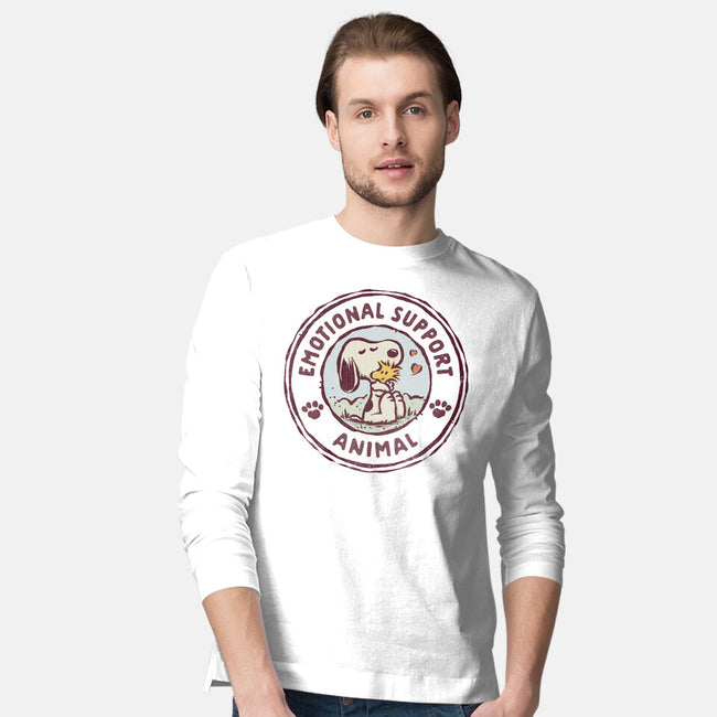 Emotional Support Woodstock-Mens-Long Sleeved-Tee-kg07