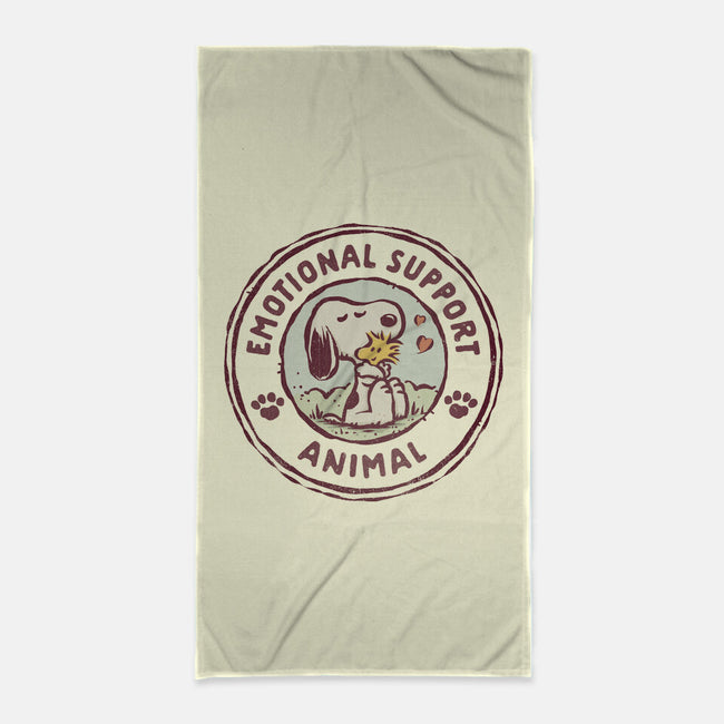 Emotional Support Woodstock-None-Beach-Towel-kg07