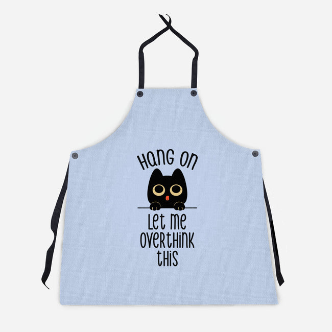 Hang On Let Me Overthink This-Unisex-Kitchen-Apron-tobefonseca