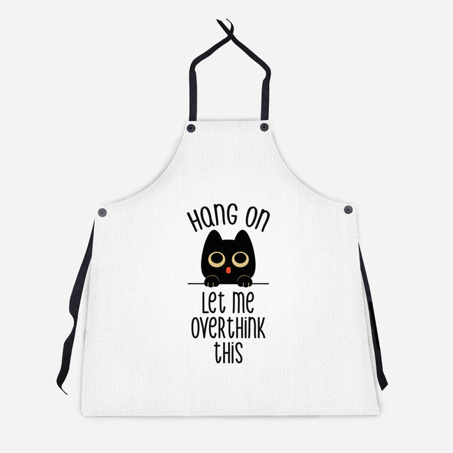 Hang On Let Me Overthink This-Unisex-Kitchen-Apron-tobefonseca