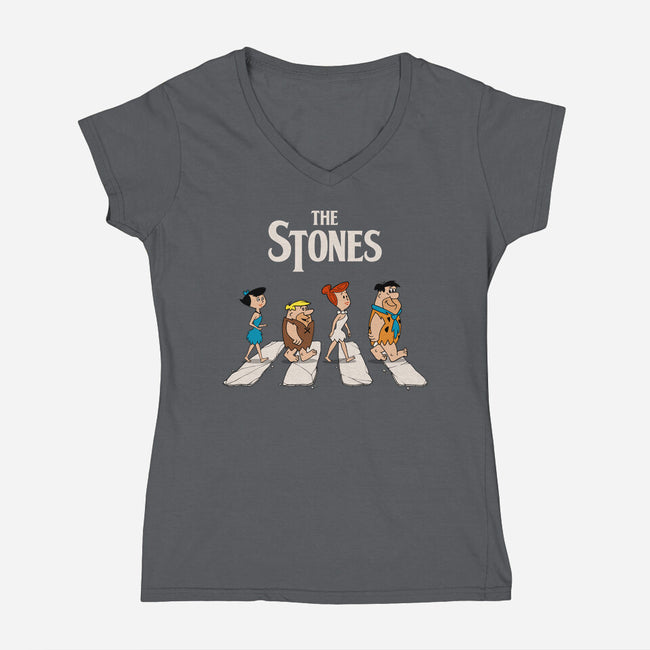 The Stones-Womens-V-Neck-Tee-Getsousa!