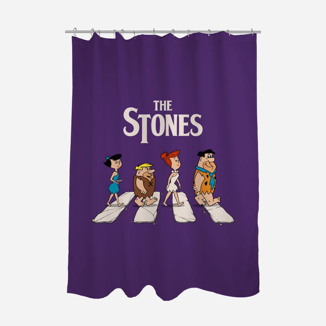 The Stones-None-Polyester-Shower Curtain-Getsousa!