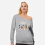 The Stones-Womens-Off Shoulder-Sweatshirt-Getsousa!