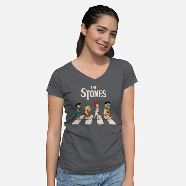 The Stones-Womens-V-Neck-Tee-Getsousa!