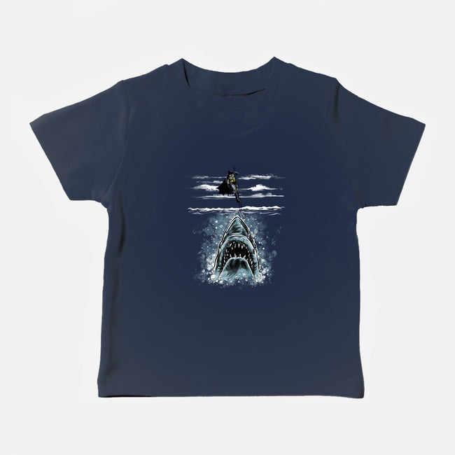 Shark Repellent-Baby-Basic-Tee-zascanauta