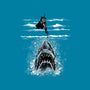 Shark Repellent-None-Stretched-Canvas-zascanauta