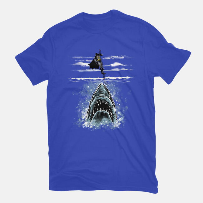 Shark Repellent-Mens-Basic-Tee-zascanauta