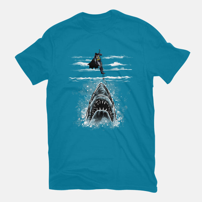 Shark Repellent-Unisex-Basic-Tee-zascanauta