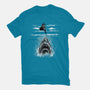 Shark Repellent-Unisex-Basic-Tee-zascanauta